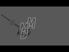 Grand moteur pas à pas poussé 25mm de glisseur 12 volts continu pour l'équipement de beauté